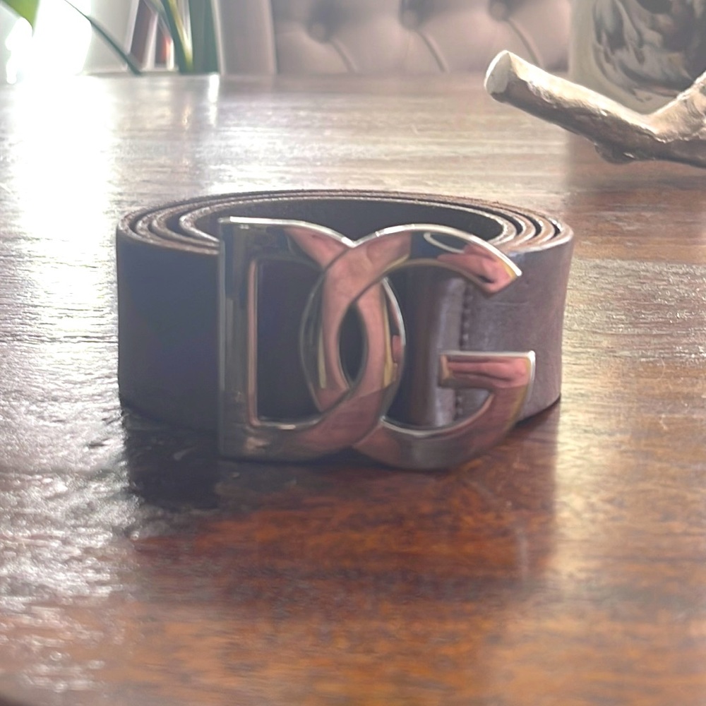Mens 40in brown Dolce and Gabbana belt